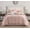 Pink1, variant on Nanshing Morgan 7 Piece Pinch Pleat Comforter Set, Purple, California King