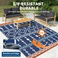 thumbnail image 6 of Danolapsi Waterproof Outdoor Rug,8x10ft Plastic Straw Rug for RV Camping,Large Floor Mat and Rug for Outdoors,Outside Carpet,Outside Outdoor Area Rug for Rv,Deck,Camper,Picnic, 6 of 6