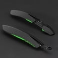thumbnail image 3 of Hyasfey 2Pcs Bicycle Fender Reflective Waterproof Lightweight Universal 24/26/27.5-inch MTB Mountain Road Bike Front Rear Mud Splash Guard Mudflap Bike Accessories, 3 of 7