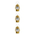 thumbnail image 2 of Guardoinrt Lantern LED Oil Lamp Table Porch Winery Cabin Light Golden 3Set, 2 of 6