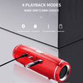 thumbnail image 5 of Wireless Waterproof Bluetooth Speaker - Deep Bass Subwoofer, Red, 5 of 5