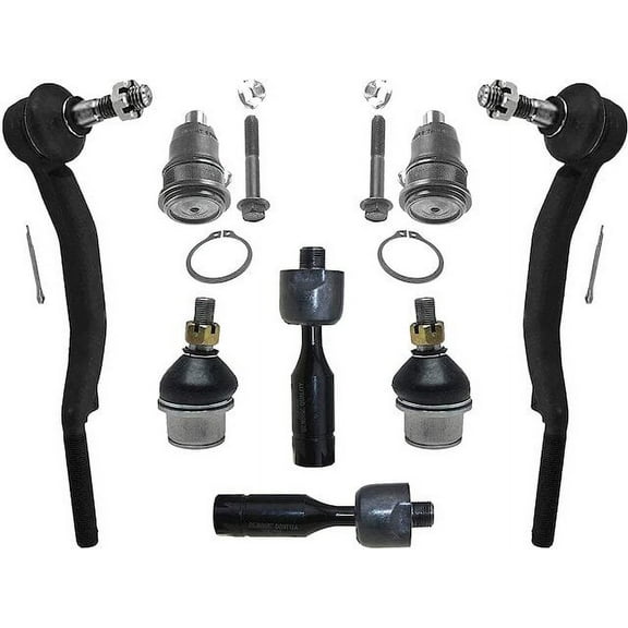 Front Ball Joint and Tie Rod End Kit - Compatible with 2003 - 2007 GMC Envoy 2004 2005 2006