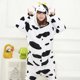 thumbnail image 2 of Pijamas de animales de vaca Kigurumi Unisex, monos con capucha de franela, ropa de dormir con cremallera, Cosplay de fiesta de Anime para hombres y mujeres, 2 of 5