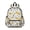 Basketball and Star White Pattern, variant on Basketball and Wow White Pattern Cute School Backpack with Padded Back and Adjustable Shoulder Straps 13.4"x11"x4.7"