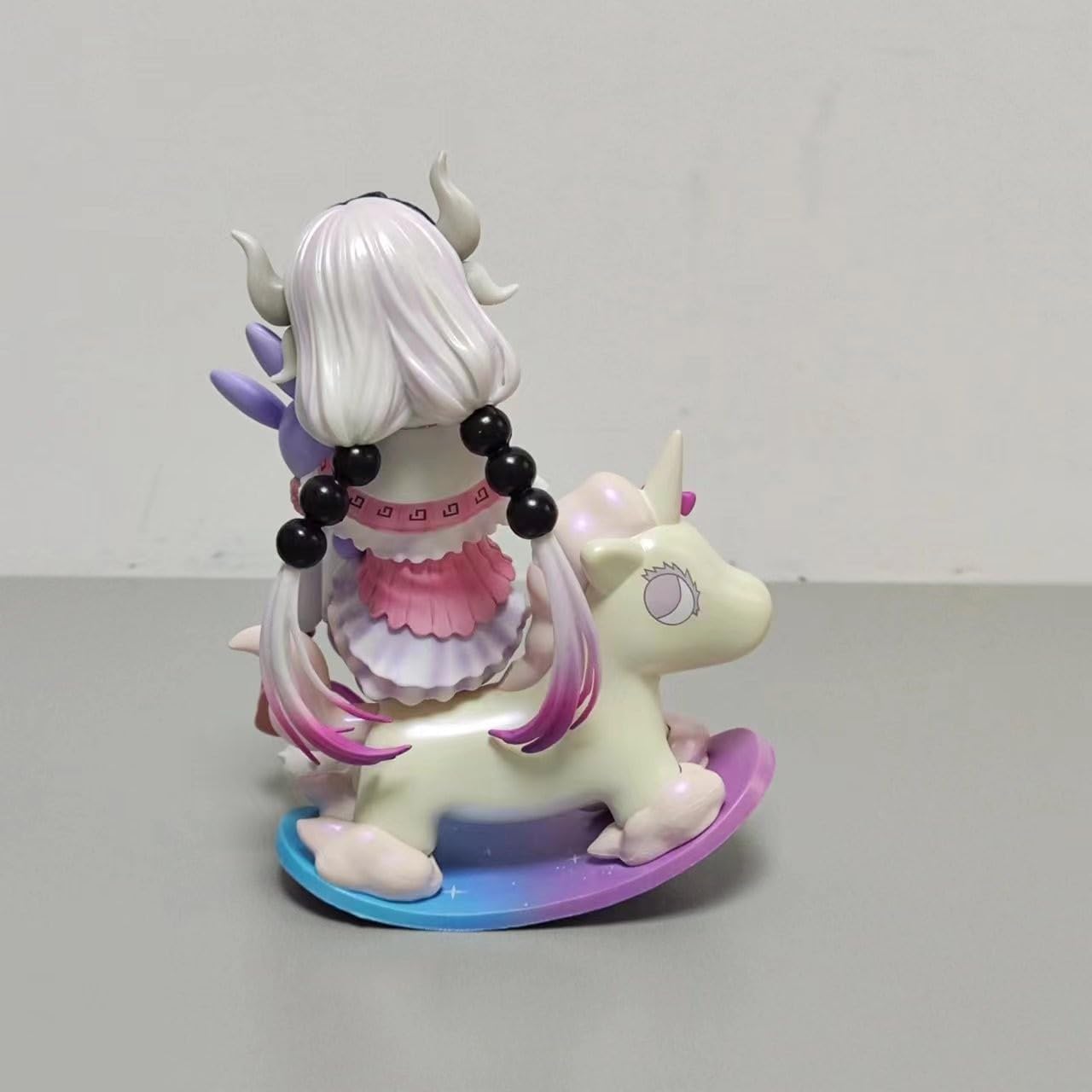 Newly Kanna Figure Sitting Cute Trojans Kanna Action Figures 15cm/5.9inch Anime Character Collection Decor Statue Model Desktop Decoration Ornament Gifts (B)