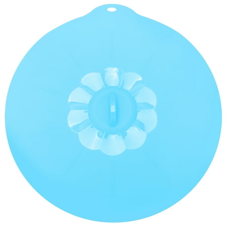 

1pc Food Grade Silicone Food Preservation Lid Pan Lid Bowl Lid Suction Sealing Lids for Home (Blue Extra Large Round）