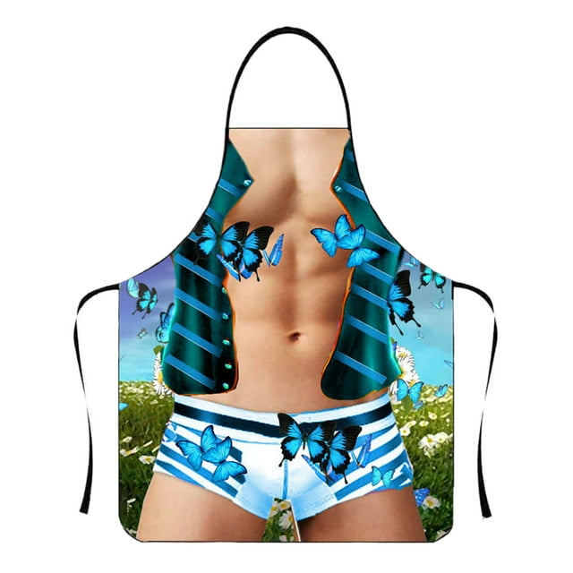 tredstone Waterproof And Stain Resistant Sleeveless Apron For Barbecue Muscular Mens Personalized Apron YH13