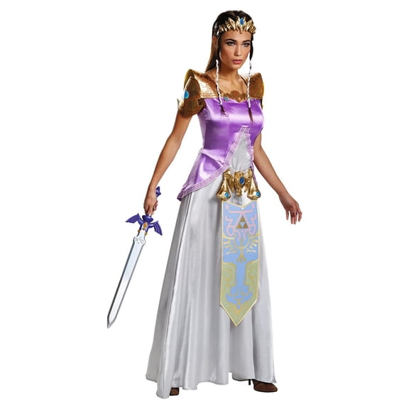 Disguise Womens Legend of Zelda Deluxe Twilight Princess Zelda Costume - Size Medium