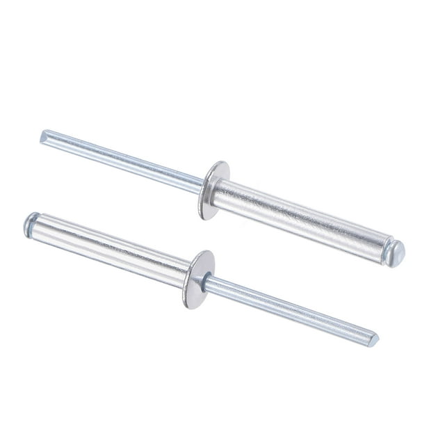 Unique Bargains 5mm Diameter 30mm Grip Length Silver Tone Aluminum Blind Rivets 60 Pack