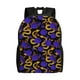 thumbnail image 1 of Fotbe Golden Snake And Purple Rose Mochila de Viaje para Laptop, Mochila Ejecutiva Delgada y Resistente 15.6", 1 of 8