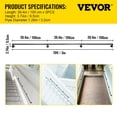 thumbnail image 6 of VEVOR 10 ft Pipe Stair Handrail, 440 lbs Load Capacity Carbon Steel Staircase Handrail, Industrial Pipe Handrail with Wall Mount Support, 6 of 9