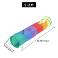 thumbnail image 6 of Cat Tunnel Pet Tube Play Toy Indoor Outdoor Kitty Puppy Toys for Puzzle Exercising Training and Running with Fun and Two Hole, 6 of 8