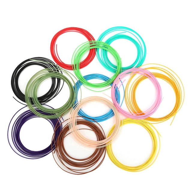 Plumas de Impresión 12 Colores Impresora 3D Complimentos Fácil Instalación Conveniente Duradero Macarena Filamento de impresora 3D