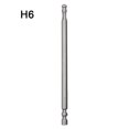 thumbnail image 1 of 1Pc Extrémité de Balle Hexagonale Tournevis Bit Hexagonal Métrique 150Mm Long Bit Conducteur Magnétique, 1 of 6