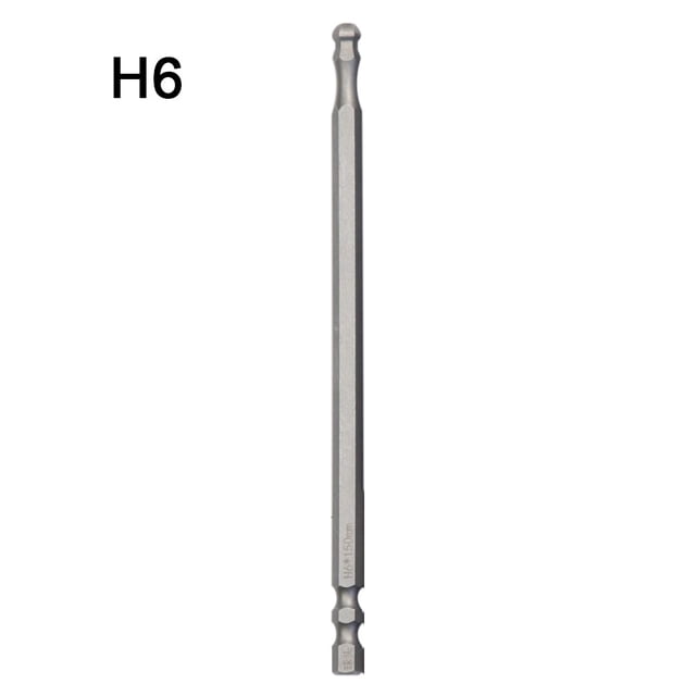 1Pc Extrémité de Balle Hexagonale Tournevis Bit Hexagonal Métrique 150Mm Long Bit Conducteur Magnétique
