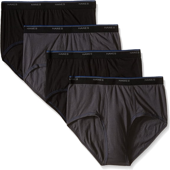 Hanes Men's 4-Pack Comfort Blend Dyed Brief XXX-Large, Assorted