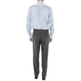 thumbnail image 5 of Mens Ticket Pocket Charcoal Polyester Suit Luciano Natazzi, 5 of 7