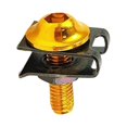 thumbnail image 2 of Ruiboury 20 Pièces Moto Clips Corps Vis Alliage d'Aluminium Moto Modification Vis Écrou Pièce de Rechange Entretien Or, 2 of 7