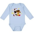 thumbnail image 3 of Inktastic Cowboy Birthday One Year Old with Cowboy Boots Boys Long Sleeve Baby Bodysuit, 3 of 5
