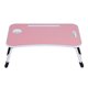 thumbnail image 2 of Escritorio de Portátil Rosa HOMEMAKE FURNITURE Sencillo, 2 of 8