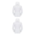 thumbnail image 1 of Jumpingount Chaqueta de protección solar de manga larga Abrigo con capucha unisex Ropa L Blanco Type2 NO2, 1 of 6