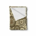 thumbnail image 2 of Animal Print Soft Flannel Fleece Throw Blanket, Safari Pattern Cheetah Skin Print Fauna Theme in Neutral Colors, Cozy Plush for Indoor and Outdoor Use, 50" x 70", Brown Beige, by Ambesonne, 2 of 6