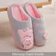 thumbnail image 3 of Mujer 40-41 Invierno Dibujos animados Lucky Cat Zapatos de algodón - Gris Adepaton 2034320-12, 3 of 9