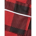 thumbnail image 6 of Jaweiwi Matching Family Plaid Pajamas Set for Christmas, Long Sleeve Shirt with Pants Plaid Sleepwear Loungewear for Holiday Wear, 6 of 10