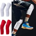 thumbnail image 4 of Wosthever 2 unids/set suministros de baloncesto rodilleras a prueba de golpes para máxima protección en la cancha suministros de fútbol equipo Ropa Deportiva, Zapatos rodilleras blancas S, 4 of 6