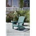 Keter Alpine Adirondack Resin Outdoor Furniture Chairs with Cup Holder