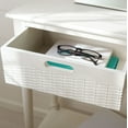 thumbnail image 2 of SAFAVIEH Landers 3-Drawer Rustic White Wood Rectangle Console Table (47.3 in. W x 13 in. D x 29.5 in. H), 2 of 14