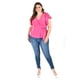 thumbnail image 1 of Blusa manga mariposa Roman Fashion /Tallas Extras, 1840 (Fiusha) fucsia 36, 1 of 6