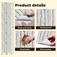 thumbnail image 4 of Peel and Stick Wallpaper Contact Paper Birch Tree Trunk Neutral Gray Beige Woodland Self Adhesive and Removable 24in x 118in, 4 of 8