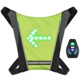 thumbnail image 1 of LED Turn Signal Bicycle Bag USB Rechargeable Reflective Vest Backpack with Turn Signal Light Safety LED Backpack Wireless Remote Control Bicycle Bag Sports Vest Ultralight Cycling Bag, 1 of 8