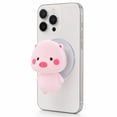 thumbnail image 2 of Kawaii Pink Pig Magnetic Phone Grip – Cute MagSafe Compatible Phone Holder Stand for iPhone, Teens & Animal Lovers, 2 of 4