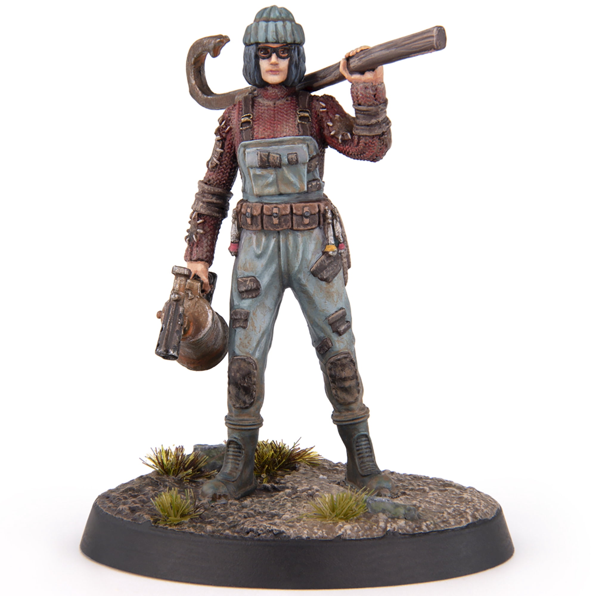 Fallout: Miniatures - Survivors: Harbormen - 3 Resin Figures & Bases, Unpainted & Unassembled, Far Harbor Wave, Licensed Tabletop Skirmish Wargame