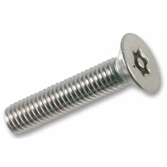 DURATOOL M4 x 12mm Stainless Steel Countersunk Tamperproof Torx Machine Screws 100 Pack