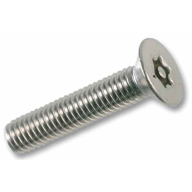 DURATOOL M4 x 12mm Stainless Steel Countersunk Tamperproof Torx Machine Screws 100 Pack