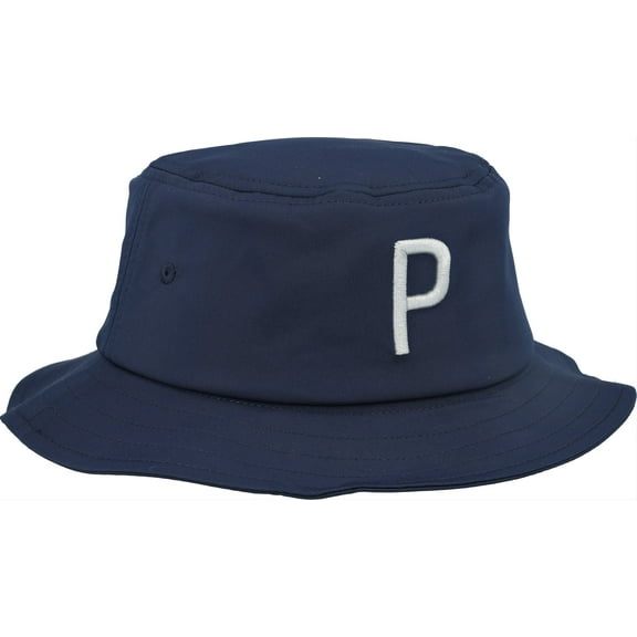 Puma Men's Bucket "P" Hat (Navy Blazer, Large/Extra Large) 2022 Golf Cap New