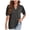 Gray, variant on XuJwPNcy Women's Casual V Neck T-Shirts Short Sleeve Summer Cute Tunic Tops Loose Comfy Solid Color Basic Blouses