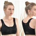 thumbnail image 4 of Wycnly Bras for Women,Womens Wireless Bras,Womens Plus Size Bras Comfort Lightweight Front Open Wirefree Compression Bra Ladies Full Coverage Push up Bralettes, 4 of 5