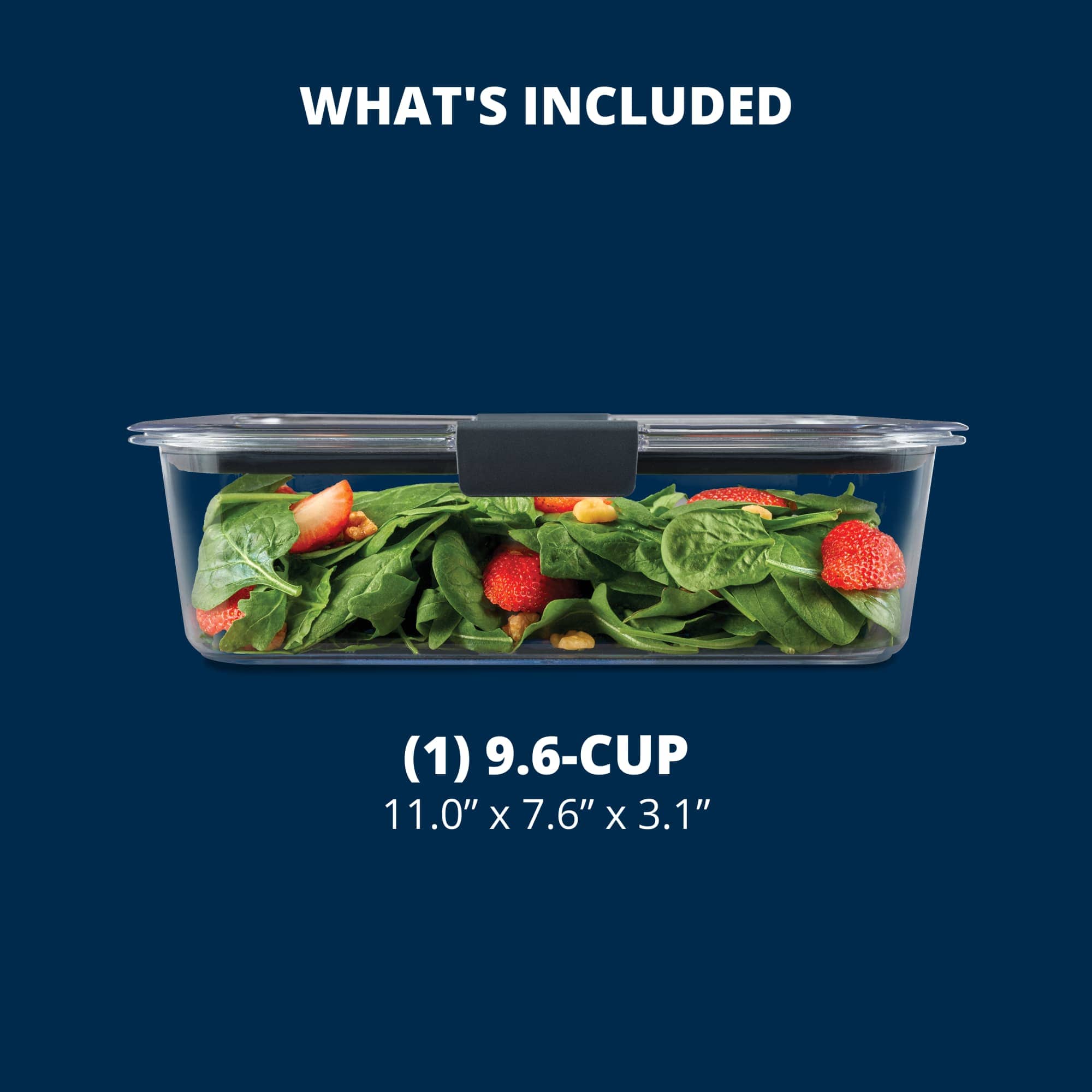 Rubbermaid Brilliance 9.6 Cup Food Storage Container photo 7