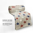 thumbnail image 4 of Patriotic 4th of July Blue Red White Star Throw Blanket 50"x40" Memorial Independence Day Print Blanket Lightweight Blanket Farmhouse Seasonal Holiday Themed Decor for Home Living Room Sofa Couch Bed, 4 of 7