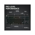 thumbnail image 5 of Logitech G PRO X TKL Lightspeed Wireless Gaming Keyboard, Ultra-Portable Tenkeyless Design, LIGHTSYNC RGB, PBT keycaps, Tactile Switches (GX Brown) - Black, 5 of 5
