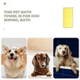 thumbnail image 3 of COMPUKAS Soft Absorbent Microfiber Dog Towel for Bathing and Grooming Quick Dry Pet Cloth, 3 of 7