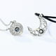 thumbnail image 5 of 2pcs Nano-micro Technology Magnetic Couple Necklaces Gift 100 Languages I Love You Projection Necklaces For Anniversary--Golden-Product code 43222 Golden, 5 of 5