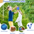 thumbnail image 4 of Pelota chirriante indestructible de juguete para perros DISSONIC para razas grandes, 4 of 8