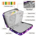 thumbnail image 4 of Haosy Accordion File Organizer Zipper Binder 500 Sheet 6-Tab Expanding File Folder Multi-Pocket 1.2 Inch 3 Ring Neon Dollar Bills, 4 of 7