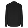 thumbnail image 6 of Lenago Women Crewneck Sweatshirts Fashion Comfortable Round-Neck Long Sleeve Casual T-shirt Blouse Fall Winter Outfits Clothes, 6 of 7