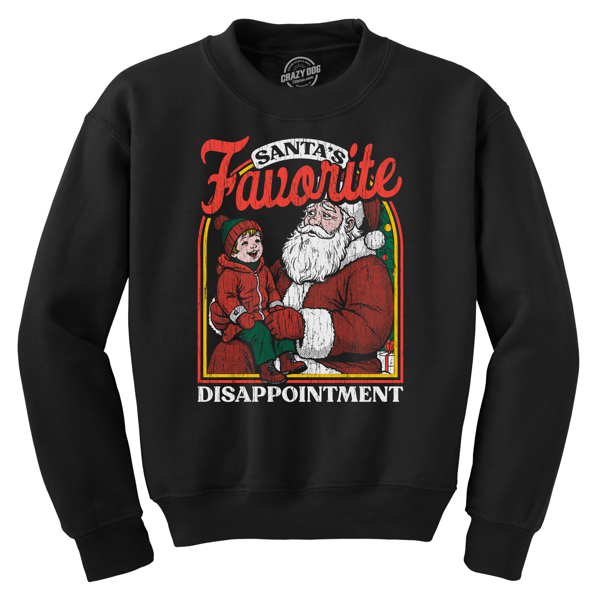 Sweatshirt Vintage "Scottish Terrier" Drôle Et Coquin - Cadeau De Noël Pour Amateurs De Chiens - Coupe Classique - 241 G